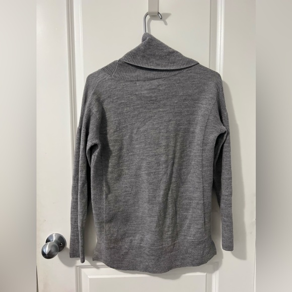 Max Studio Grey Cowl Neck Sweater - Picture 5 of 6